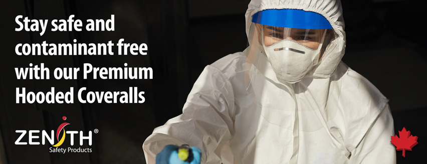 Stay safe and contaminant free with our Premium Hooded Coveralls